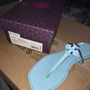Tory Burch Light Blue Sandals